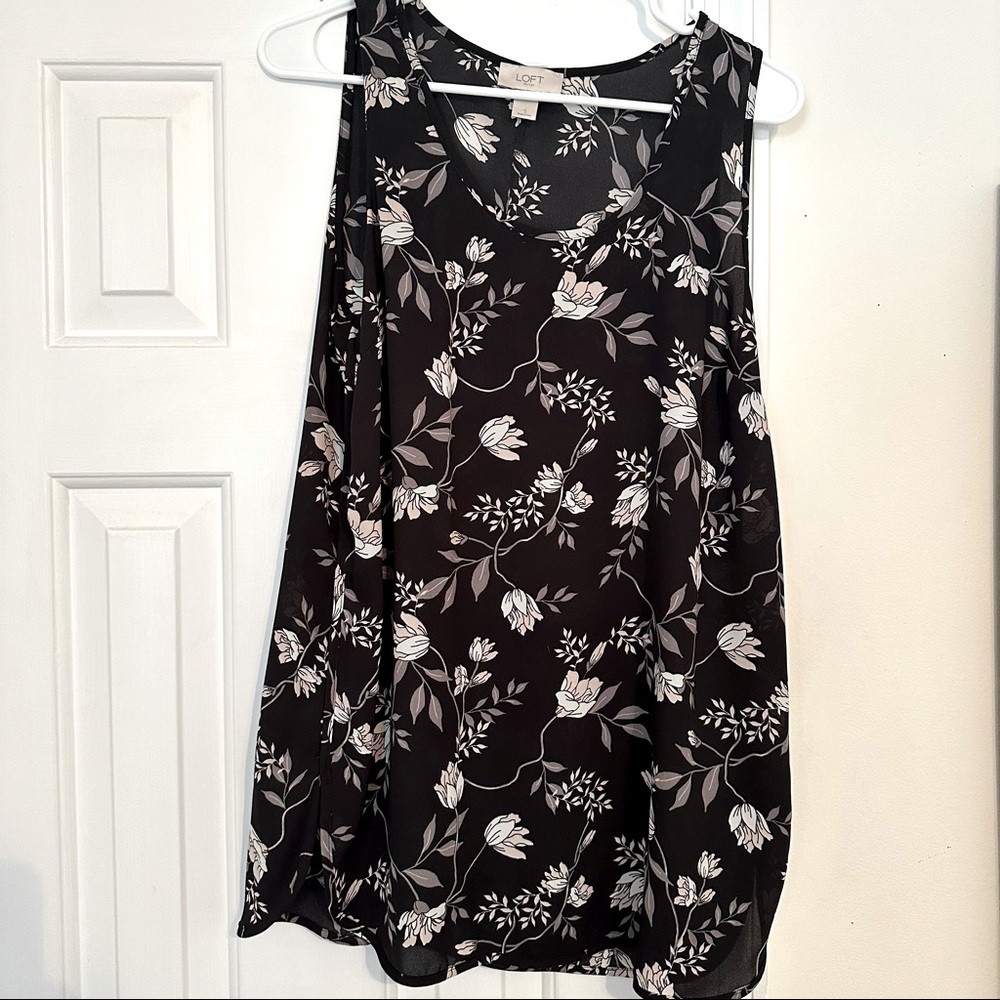 Loft Floral Tank Top